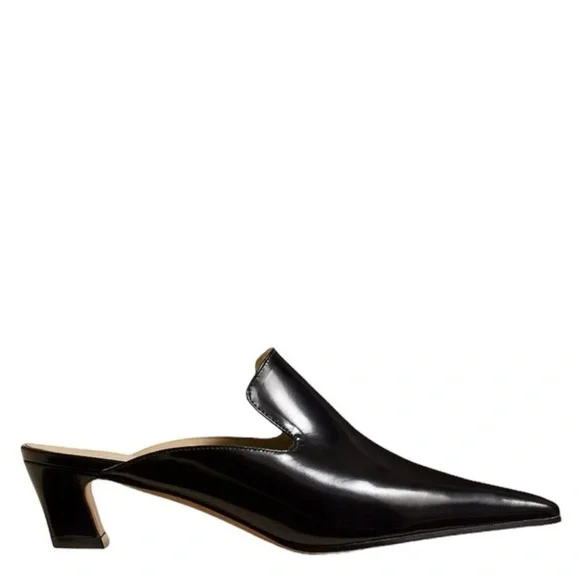 KHAITE The Marfa leather mules Women’s Size 36/6 - Picture 3 of 9